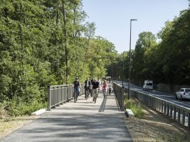 Inauguration Piste Cyclable CR186