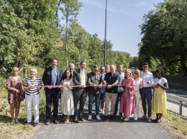 Inauguration Piste Cyclable CR186
