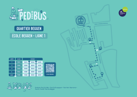Plan de Situation du Pedibus Beggen