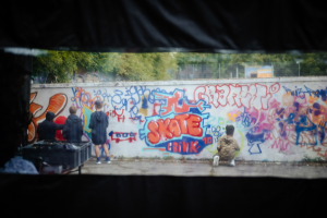 Image de graffiti au Schluechthaus