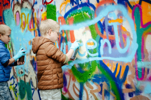 Image de graffiti au Schluechthaus