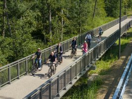 Inauguration Piste Cyclable CR186