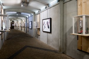 Vernissage de l’exposition « La chaussure comme sujet et objet d’art »   au « Tunnel am Gronn » 