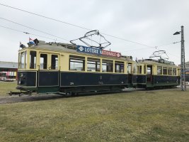 vieux tramway au musée des tramways