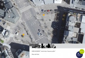 vente espace public emplacement place de Paris