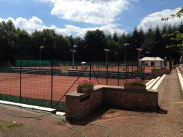 terrains de tennis en terre battue au Baumbusch