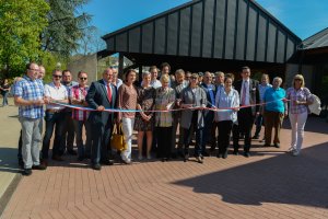 Inaugruation pavillon au parc de Merl 