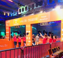 Illustration de l'ING NIGHT MARATHON 2018