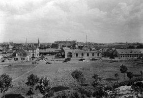 Site du « Schluechthaus » en 1946