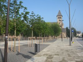 Illustration de la place auguste laurent avant le réaménagement