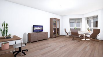 Konviktsgaart appart 55m2 - rendering