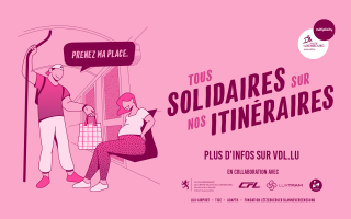 Affiche tous solidaires sur nos itinéraires 2022