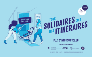 Affiche tous solidaires sur nos itinéraires 2022