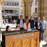 personnes responsables lors de l'ouverture de my urban piano