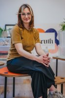 Ruth Lorang en portrait dans le Design Hub