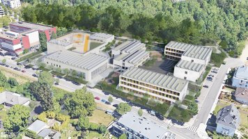 Infrastructure sportive et scolaire à dommeldange