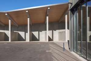 Image extérieur du bâtiment du Service Cimetières