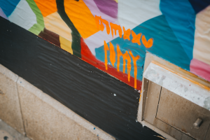 Image de la fresque de POPAY au Le Mur