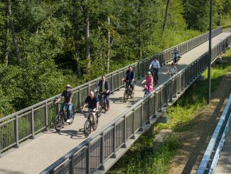 Inauguration Piste Cyclable CR186