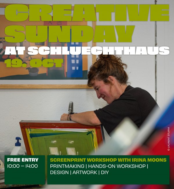 Creative Sunday at Schluechthaus le 19 octobre 2025, de 10h à 14h.