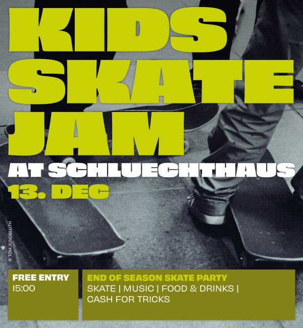 Skate Jam le 13 décembre 2025