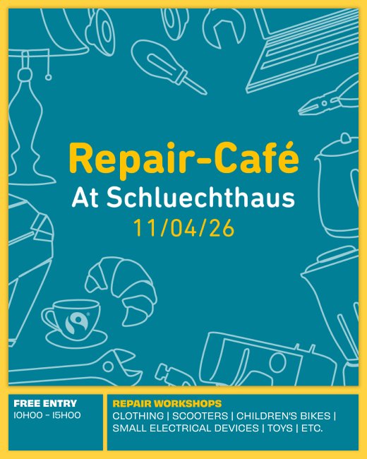 Repair Café le 11 avril de 10 à 15 heures