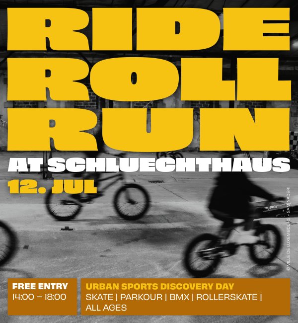 Ride-Roll-Run: Urban Sports Discovery Day