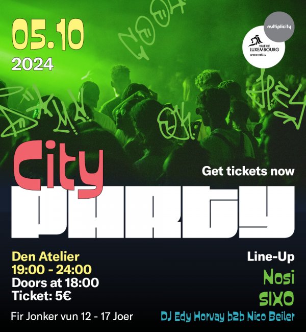 Banner City Party du 5 octobre