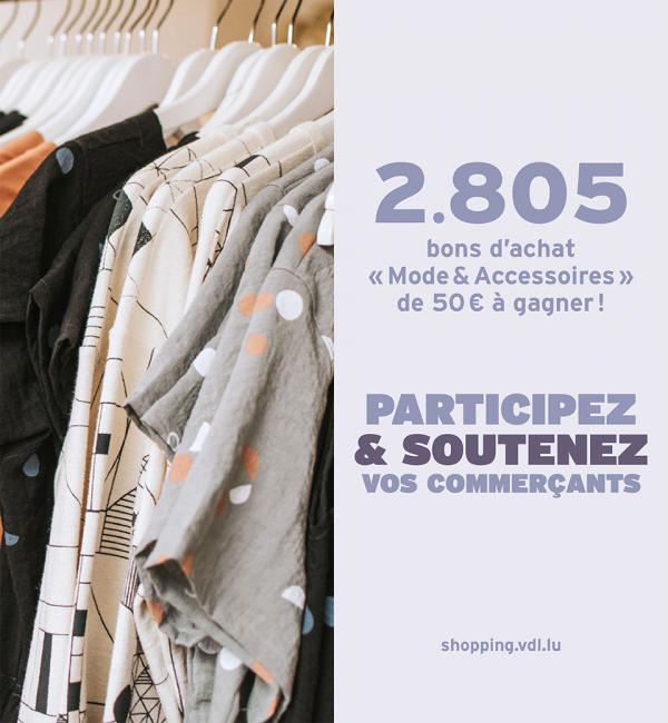 Distribution des bons d'achat : Mode & Accessoires