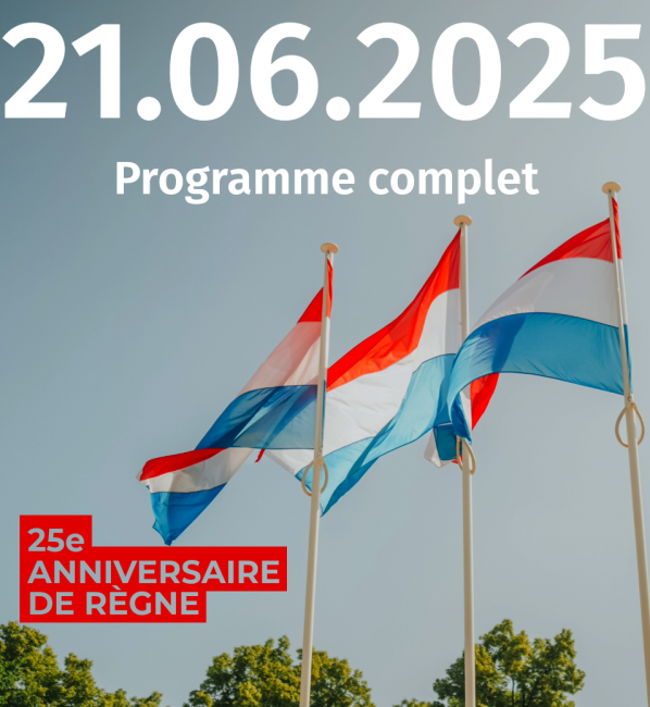 25e anniversaire de règne de S.A.R. le Grand-Duc