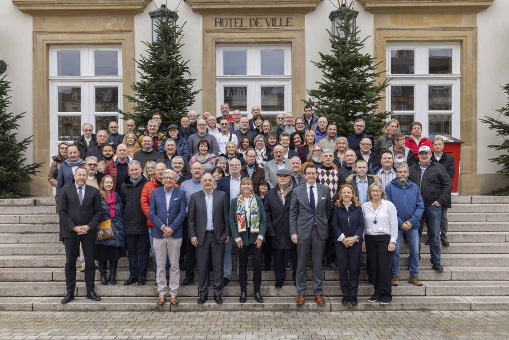 Cérémonie de remise de diplômes aux retraités de la Ville de Luxembourg