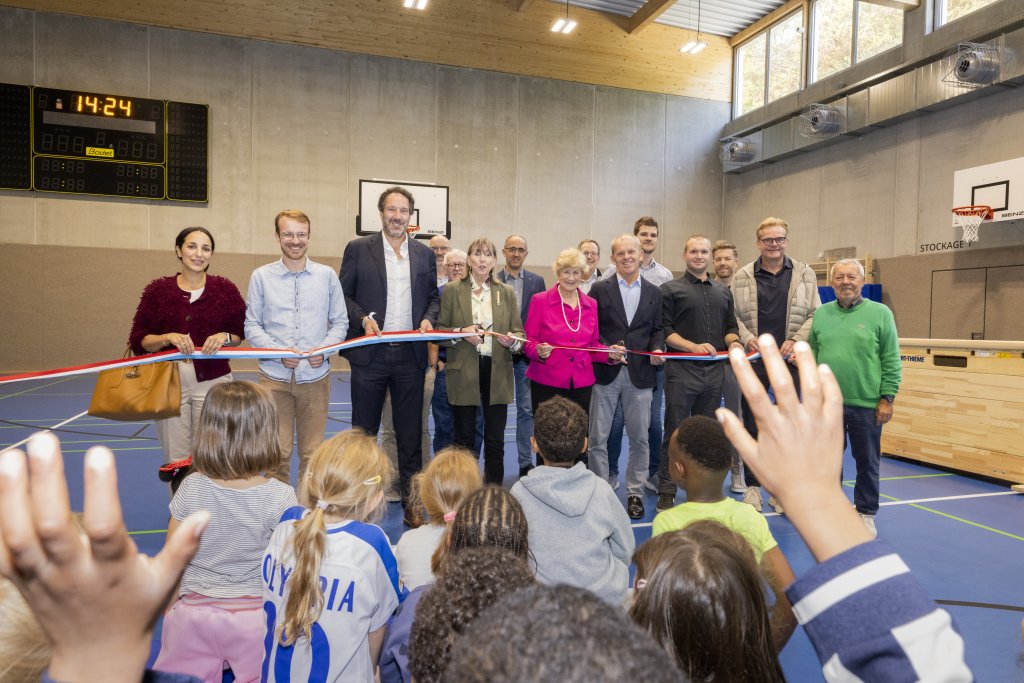 Inauguration Hall sportif provisoire - Dommeldange