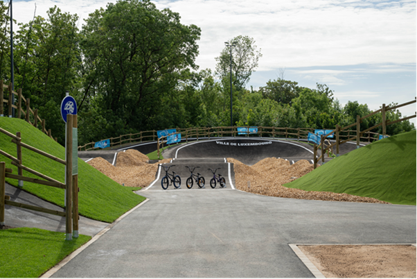 Aménagement d’une piste BMX au Bike Park Boy Konen