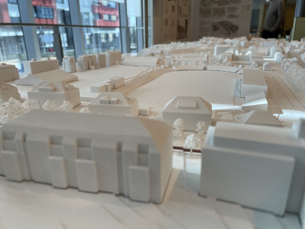 Maquette Wunnquartier Stade