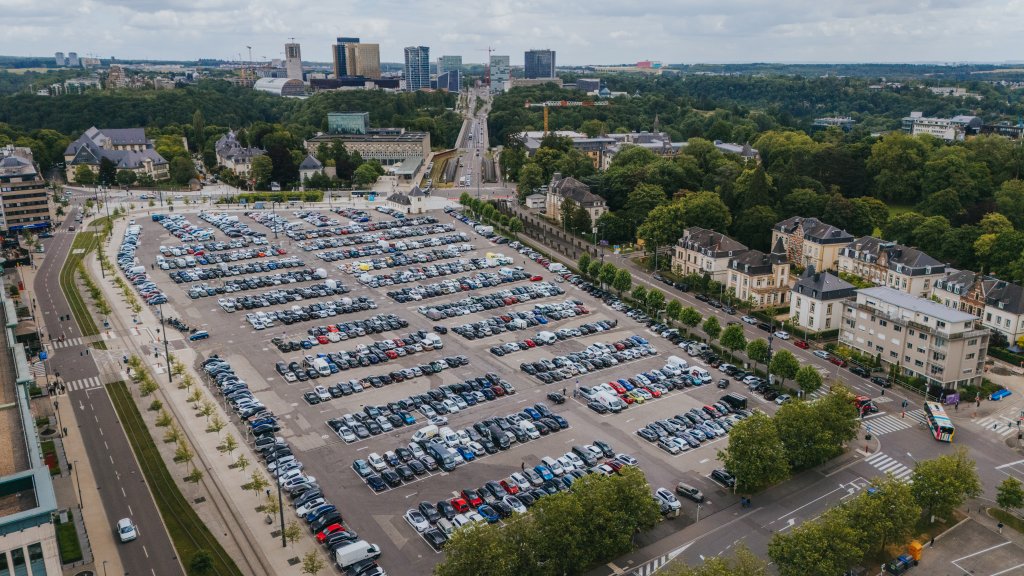 Photo drone du Glacis