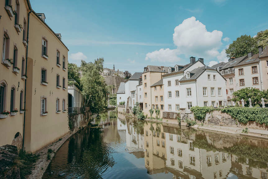 Photo de l'Alzette dans le Grund