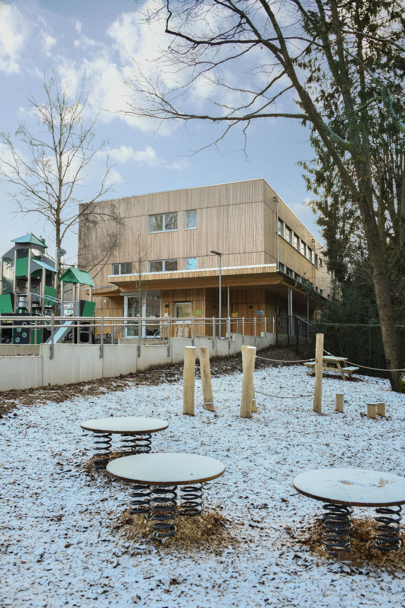 Construction d’un bâtiment scolaire temporaire