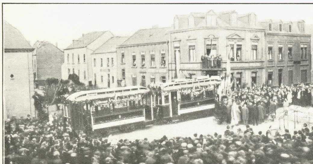 Image d'un tramway lors d'un cotrège