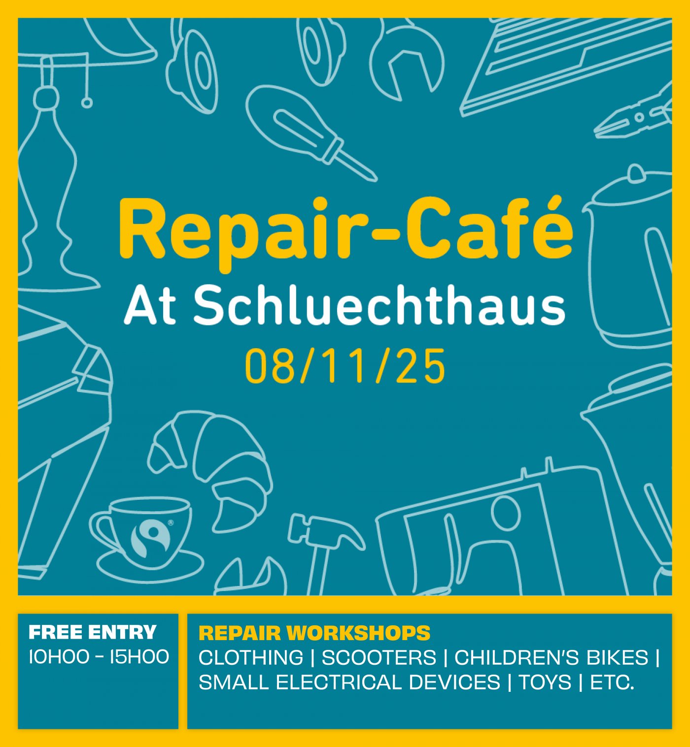 Repair Café le 8 novembre