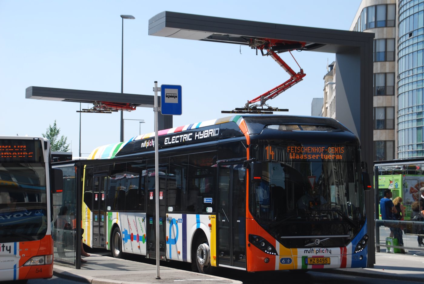 Station de Recharge à la Gare en 2017