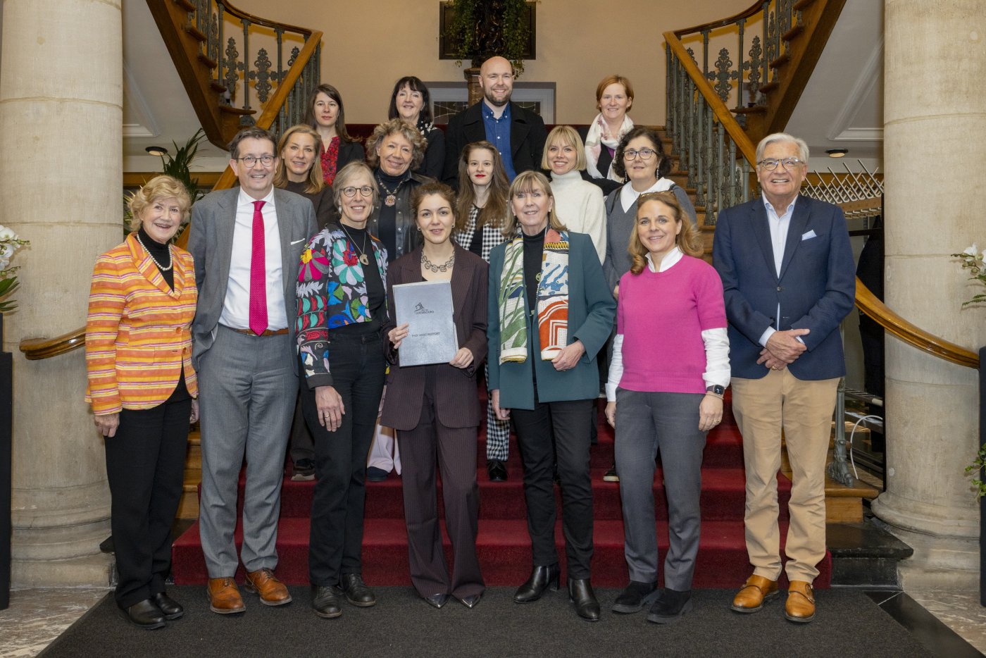 Image du Conseil échevinal lors de la Remise du Prix Anne Beffort