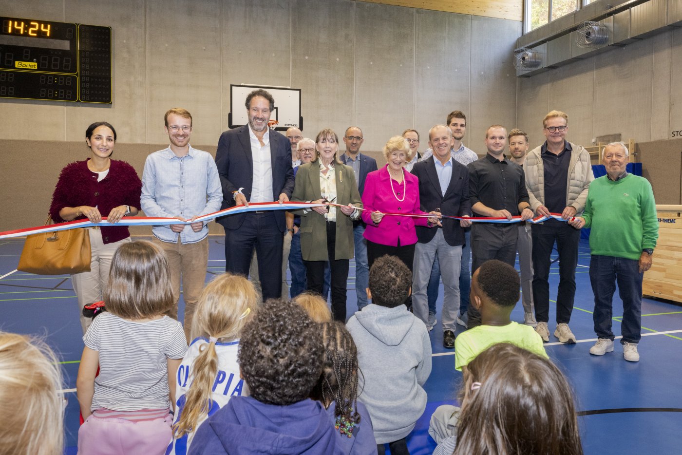 Inauguration Hall sportif provisoire - Dommeldange