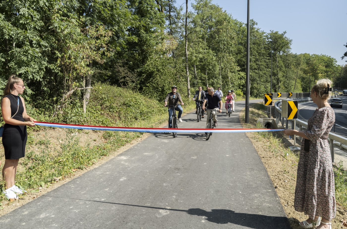 Inauguration Piste Cyclable CR186