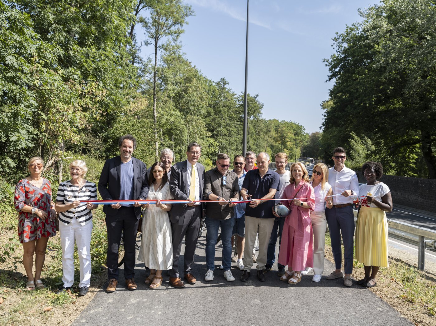 Inauguration Piste Cyclable CR186