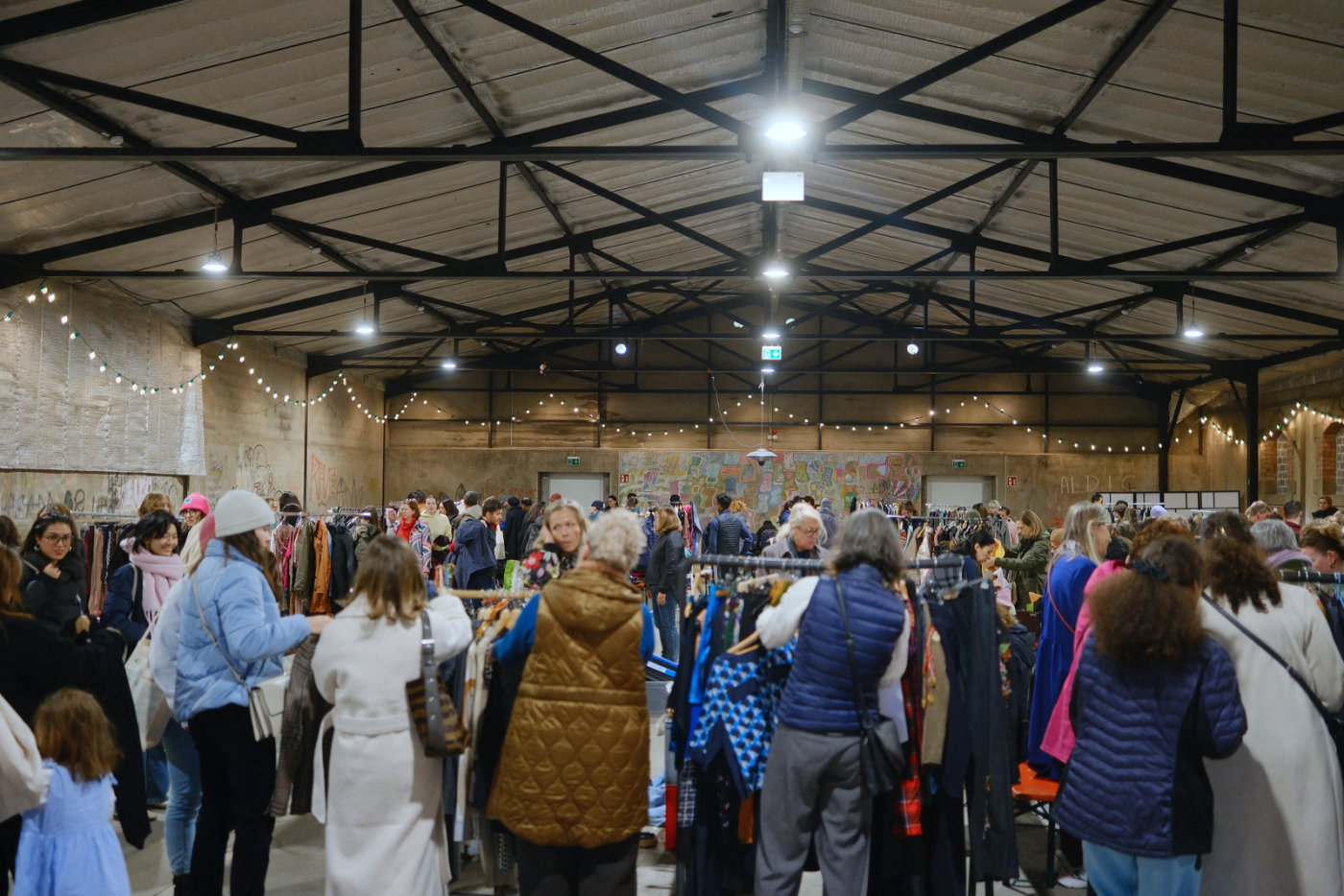 Image du vide-grenier au Schluechthaus