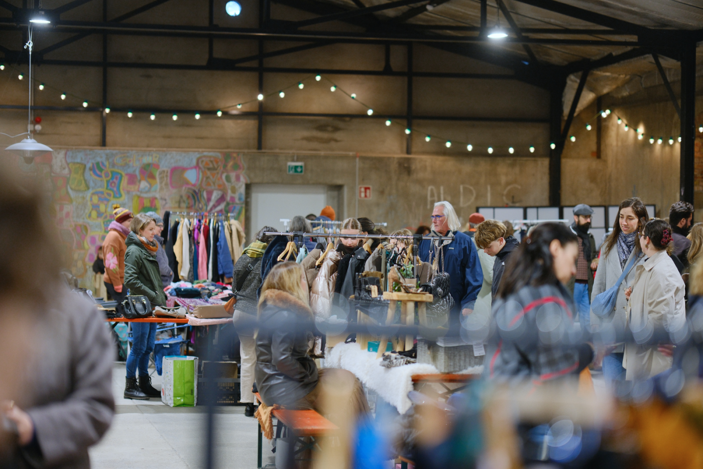 Image du vide-grenier au Schluechthaus