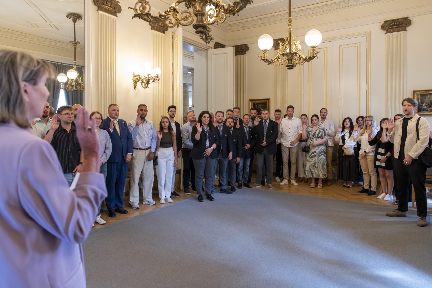 Assermentation de 56 nouveaux fonctionnaires