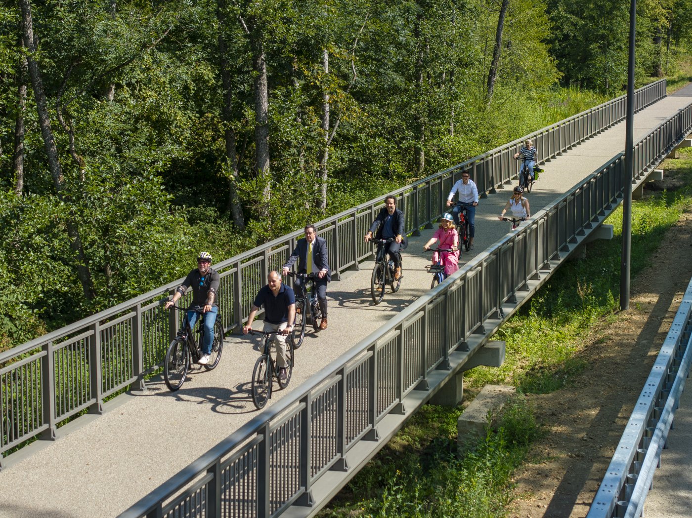 Inauguration Piste Cyclable CR186
