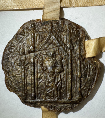 Sceau de l’abbaye Notre-Dame de Bonnevoie de 1526