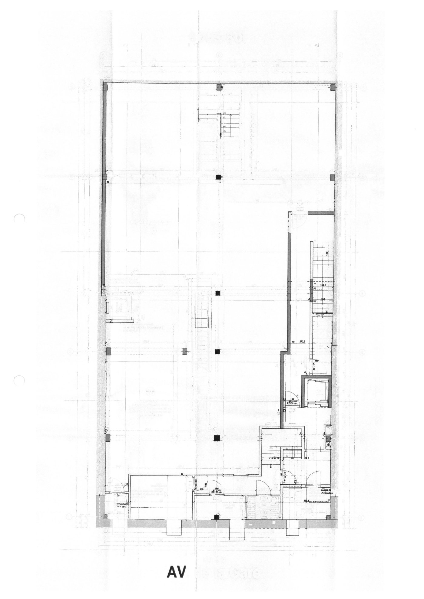 Plan Pop-up store n°24-26, avenue de la Gare